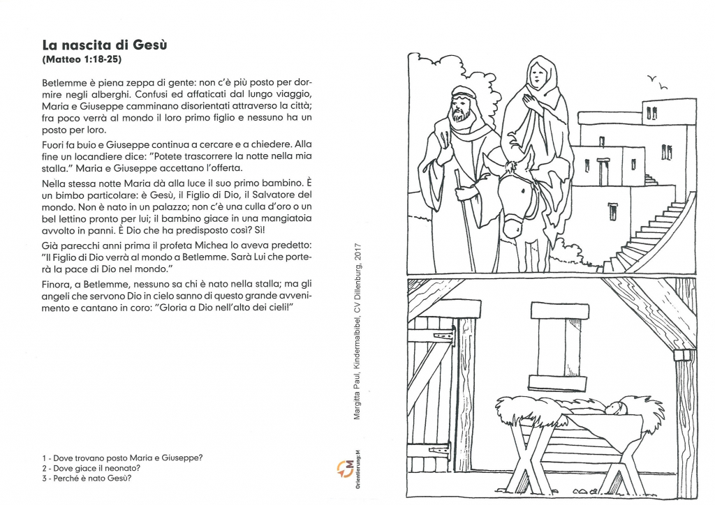 Kindermalbibel italienisch