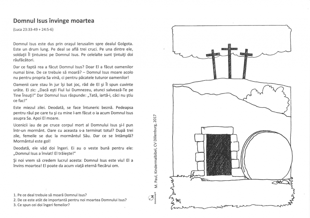 Kinder-Mal-Bibel Rumänisch