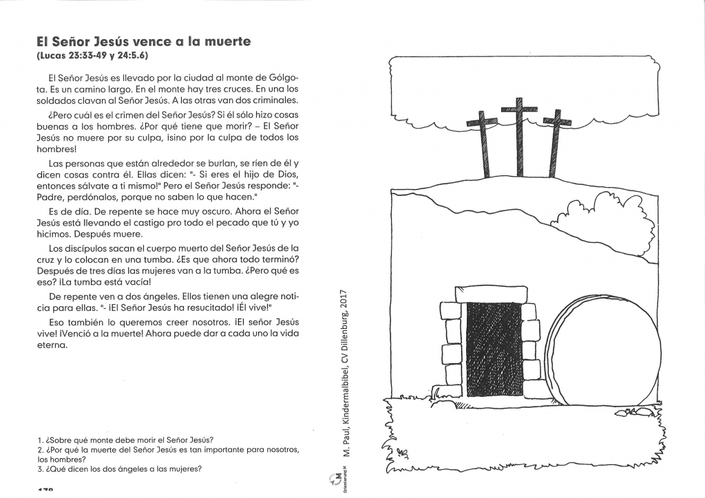 Kinder-Mal-Bibel Spanisch
