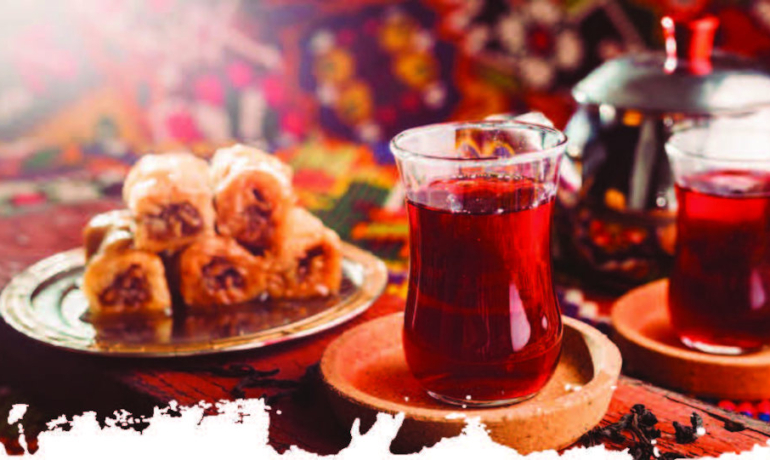 Gemeinsam Çay trinken