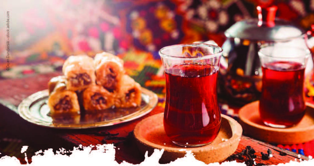 Gemeinsam Çay trinken